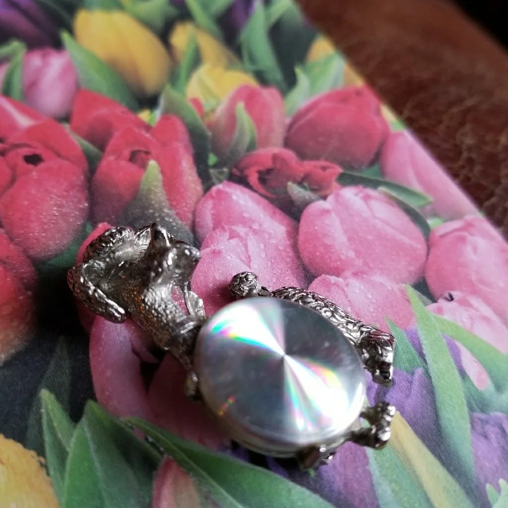 Vintage Jewelrama poodle brooch dog pin